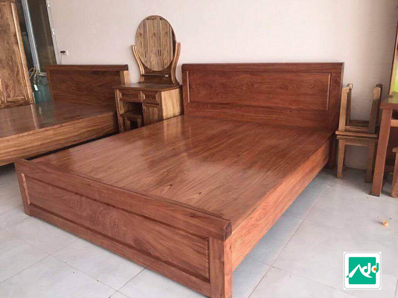 Địa chỉ cung cấp giường ngủ gỗ xoan đào chất lượng