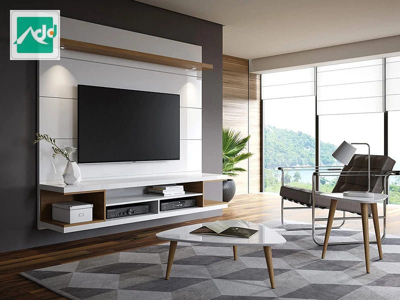 Ý tưởng thiết kế kệ tivi phòng khách đẹp và hiện đại nhất 2022