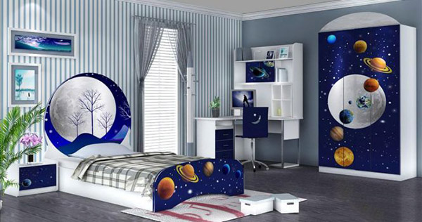 Thiết kế phòng ngủ cho bé trai