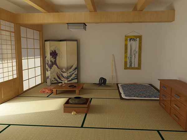 phòng ngủ kiểu Nhật Bản