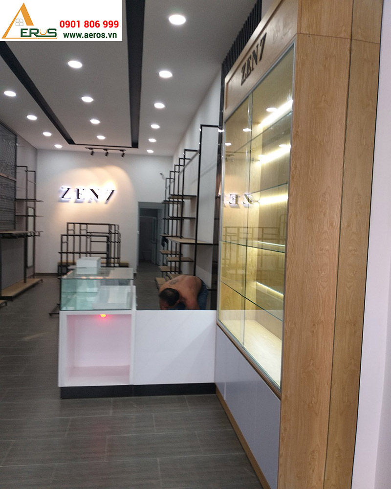 Thiết kế nội thất shop thời trang ZEN7 tại Quận 9, TPHCM