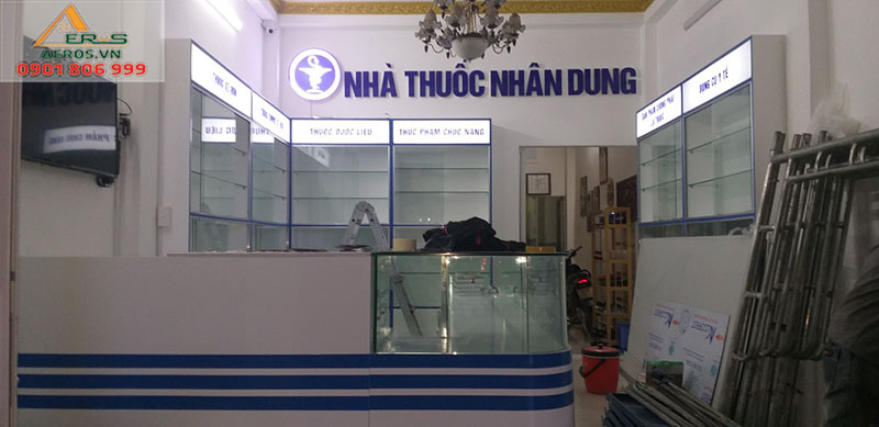Thiết kế thi công nhà thuốc Nhân Dung tại Đồng Nai