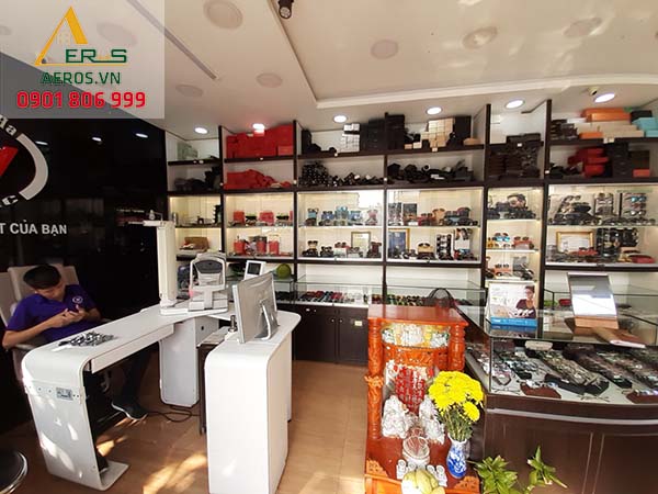 Thiết kế thi công shop mắt kính Hoàng Hà tại Quận Tân Phú