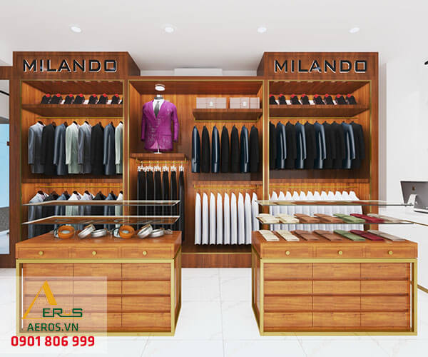 Design cửa hàng thời trang Milando Quận Phú Nhuận