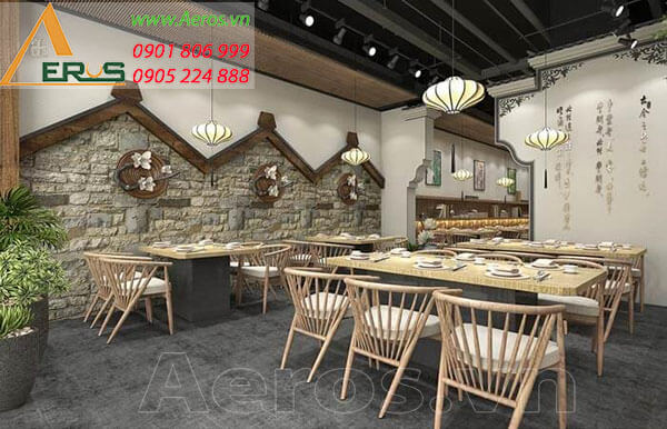 Thiết kế thi công nhà hàng Trung Hoa Dragonaro tại quận 7, TP.HCM