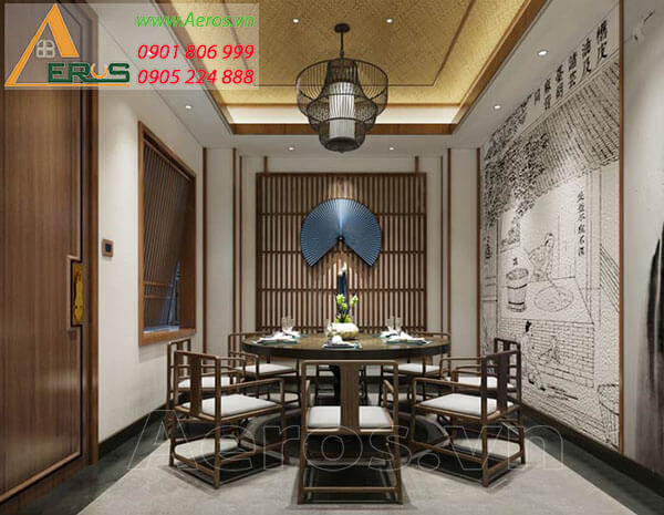 Thiết kế thi công nhà hàng Trung Hoa Man Tong tại quận 3, TP.HCM