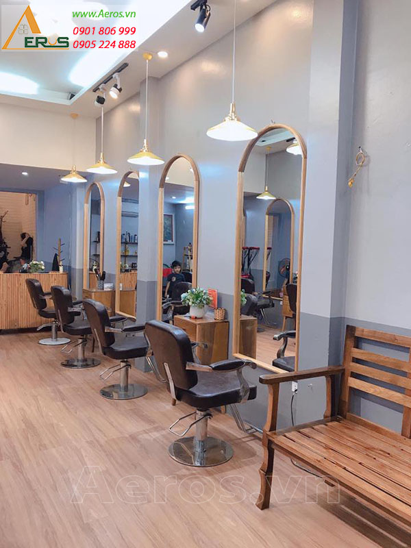 Thiết kế nội thất salon tóc anh Dương tại quận 6 tp.hcm