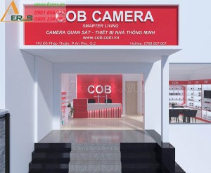 Thiết kế thi công nội thất shop COB Camera tại quận 2, TPHCM