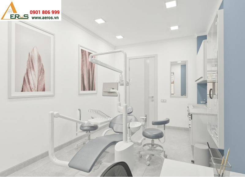Thiết kế phòng khám nha khoa Well Dental của anh Trung tại quận 3, TP.HCM