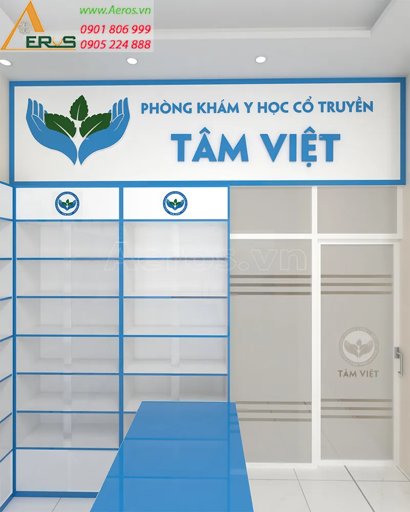Thiết kế phòng khám Tâm Việt quận 10