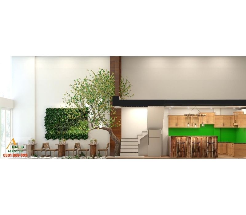 Thiết kế decor nội thất quán coffee của anh Sơn tại Gò Vấp
