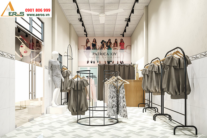 Thiết kế shop thời trang Hà Linh tại Bình Dương