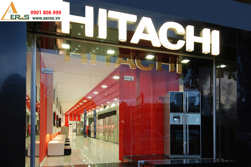 Thiết kế nội thất showroom điện máy Hitachi tại quận 5, TP.HCM