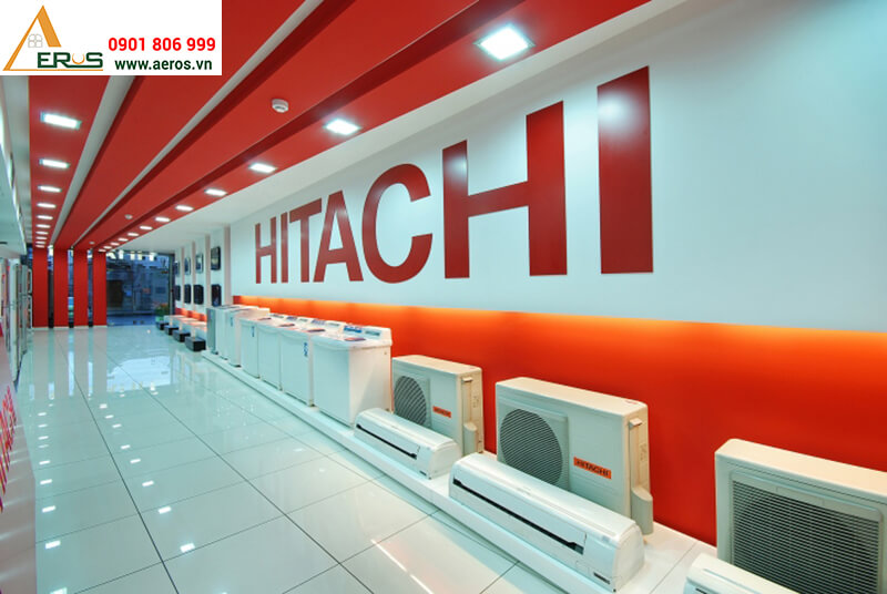 Thiết kế nội thất showroom điện máy Hitachi tại quận 5, TP.HCM