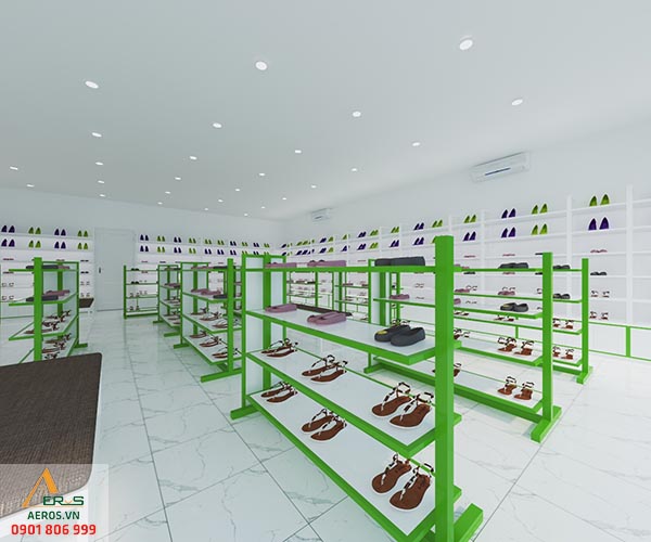 Thiết kế shop giày dép Tuyết Như tại Tây Ninh